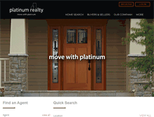 Tablet Screenshot of movewithplatinum.com